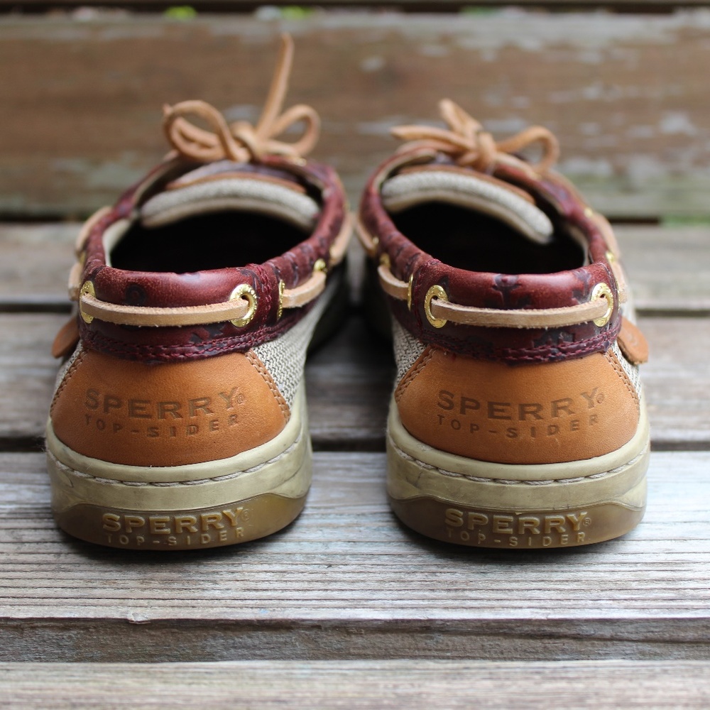 SPERRY Angelfish Top-Sider Leather Boat Shoe 7 - Picture 6 of 7